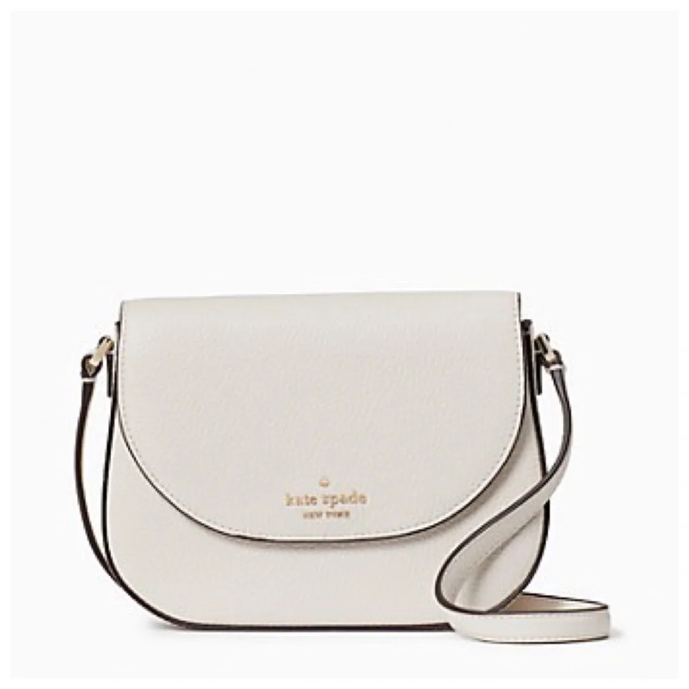 Kate Spade leila mini flap crossbody in parchment - Picture 3 of 10